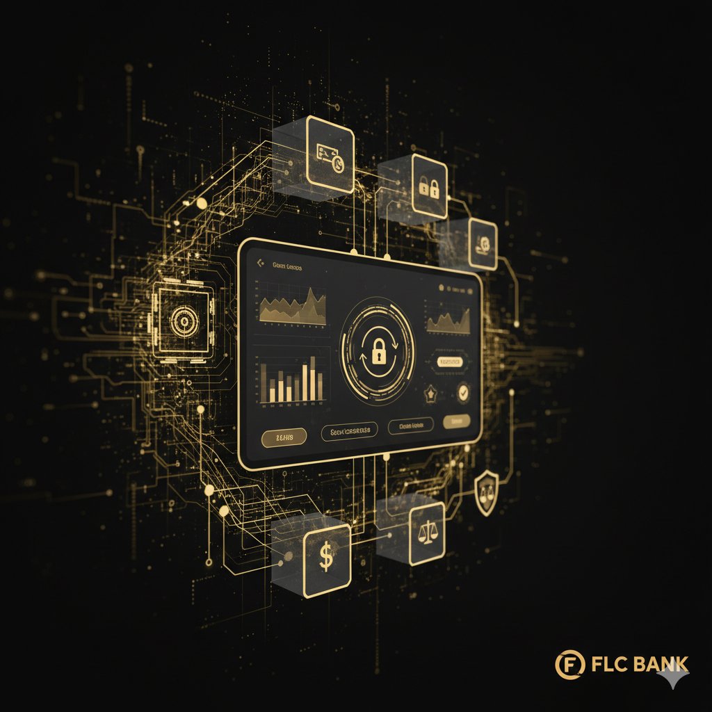 Plataforma digital segura da FLC Bank